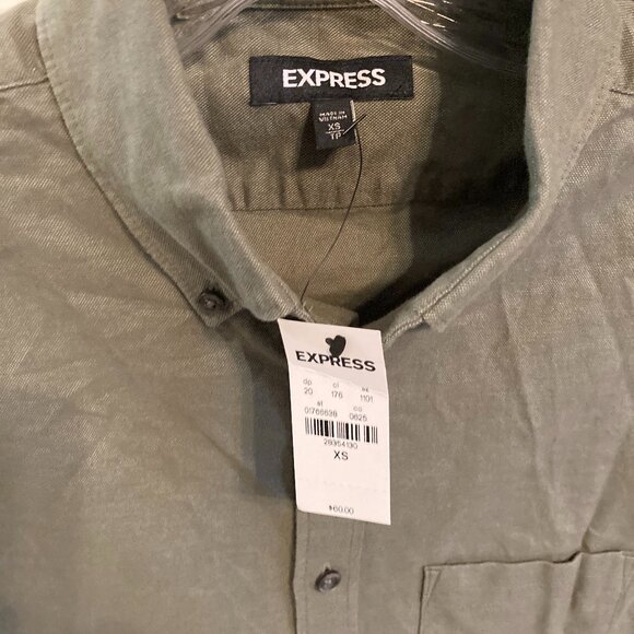 2 New Men's EXPRES long sleeve shirts - Picture 3 of 7